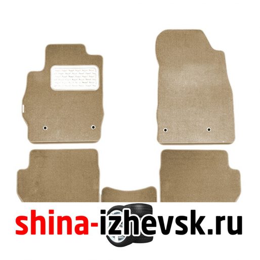 Коврик Autofamily коврик в салон текстильный бежевый для DAEWOO Nexia II 2008- в Ижевске